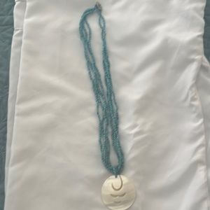 Beaded shell necklace